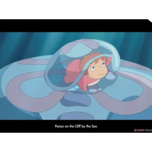 Maison Ghibli A4 Size Clear Folder Ponyo on jellyfish - Ponyo on the Cliff | Storage
