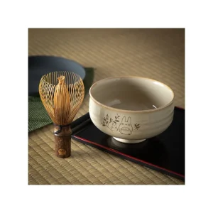 Maison Ghibli Akahada-yaki Matcha Tea Bowl & Whisk - My Neighbor Totoro | Kitchenware