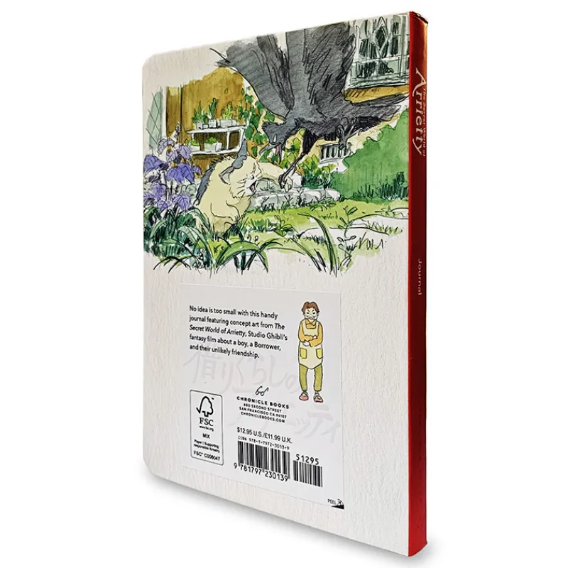 arietty_flexi_journal__arietty_2.webp Maison Ghibli Arietty Flexi Journal - Arietty | Notebooks And Notepads