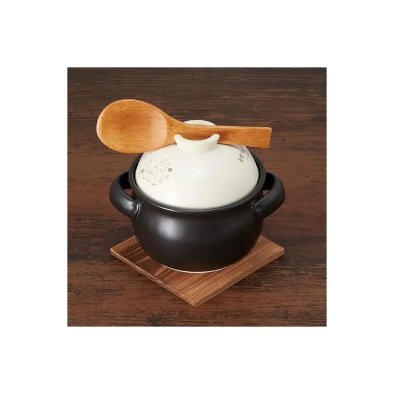 bankoyaki_rice_pot_ml__my_neighbor_totoro_3.webp Maison Ghibli Banko-yaki Rice Pot 1000ml - My Neighbor Totoro | Kitchenware