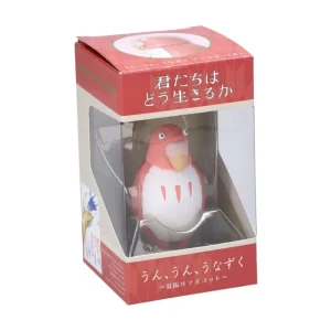 Maison Ghibli Bobble head Figurine Red Parakeet - The Boy and the Heron | Toys