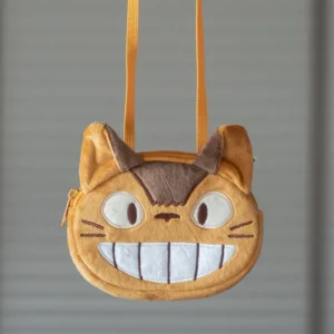 Maison Ghibli Catbus Plush Pouch 11,5 x 15,5 x 2 cm - My Neighbor Totoro | Bags