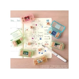 Maison Ghibli Chihiro takes the train Mini Stamp Set Blue - Spirited Away | Small Equipment
