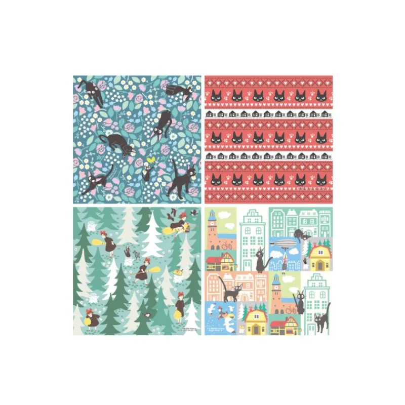 chiyogami_paper__kikis_delivery_service_1.webp Maison Ghibli 2024 Chiyogami Paper - Kiki's Delivery Service | Postcards And Letter Papers