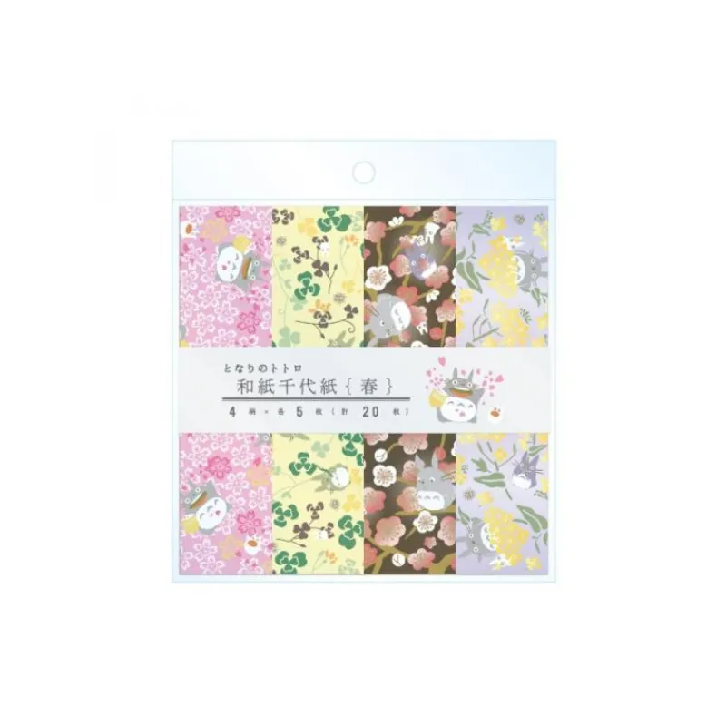 chiyogami_paper_spring__my_neighbor_totoro_0.webp Maison Ghibli 2024 Chiyogami Paper Spring - My Neighbor Totoro | Postcards And Letter Papers