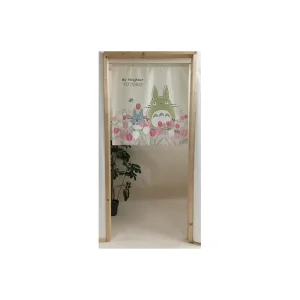 Maison Ghibli Curtains Tulips Totoro - My Neighbor Totoro | Wall Decoration