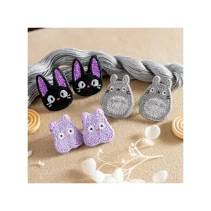 Maison Ghibli Earrings Embroidery serie Totoro - My Neighbour Totoro | Jewellery