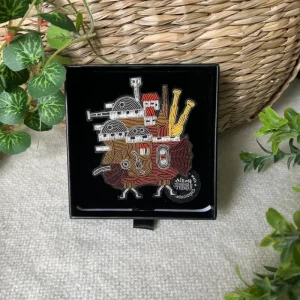 Maison Ghibli Embroidered Jewel Brooch Castle - Howl’s Moving Castle | Pins