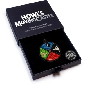 Maison Ghibli Embroidered Jewel Brooch Door dial - Howl’s Moving Castle | Pins