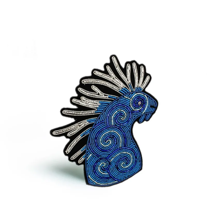embroidered_jewel_brooch_night_walker__princess_mononoke_2.webp Maison Ghibli Embroidered Jewel Brooch Night Walker - Princess Mononoke | Pins