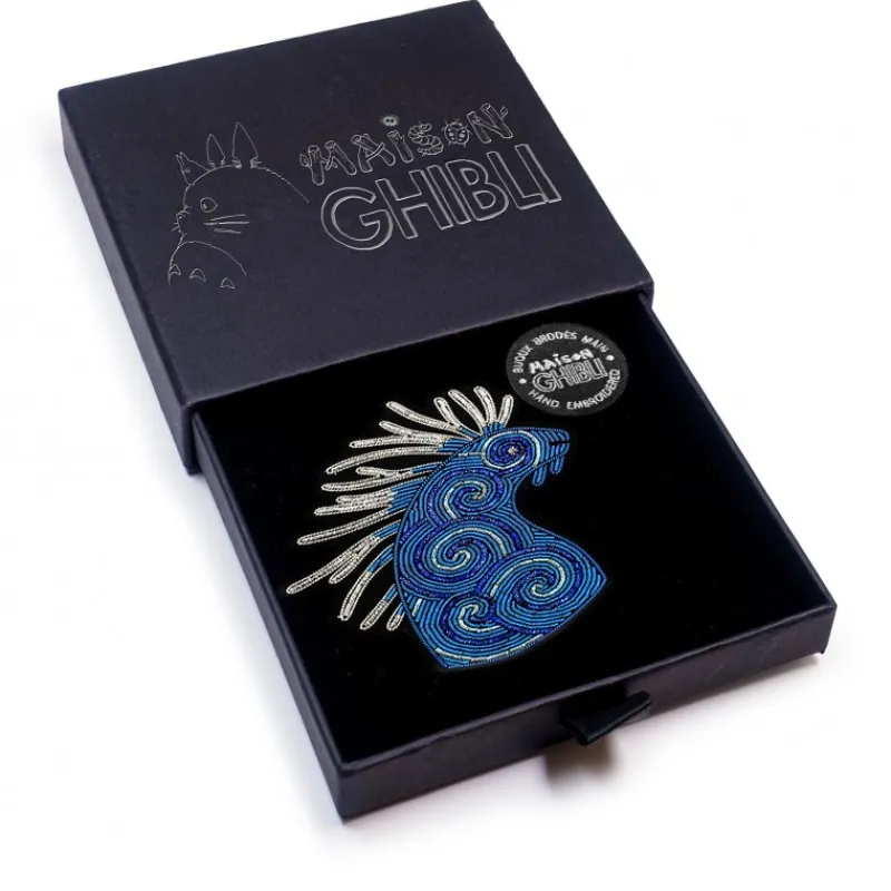 embroidered_jewel_brooch_night_walker__princess_mononoke_5.webp Maison Ghibli Embroidered Jewel Brooch Night Walker - Princess Mononoke | Pins