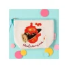 Maison Ghibli Embroidery pouch Calcifer - Howl's Moving Castle | Storage