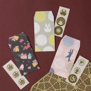 Maison Ghibli 6 Envelopes & stickers set Totoro Dandelion - My Neighbor Totoro | Postcards And Letter Papers
