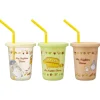 Maison Ghibli 3 Glasses with Straw Set - My Neighbor Totoro | Kitchenware