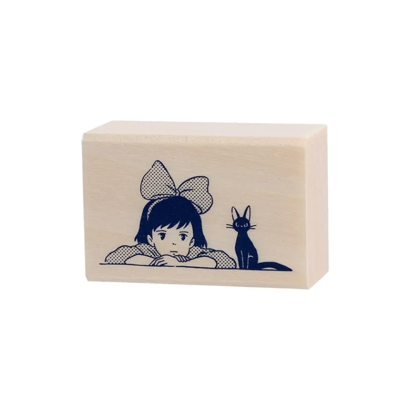 kiki__jiji_wood_stamp__kikis_delivery_service_1.webp Maison Ghibli Kiki & Jiji Wood stamp - Kiki'S Delivery Service | Small Equipment