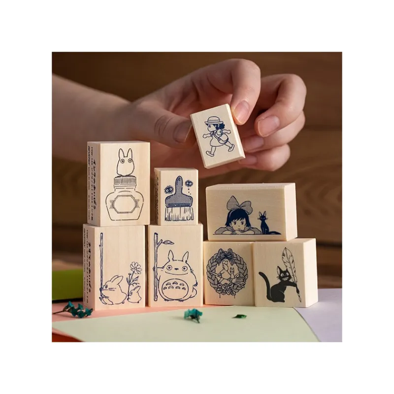 kiki__jiji_wood_stamp__kikis_delivery_service_5.webp Maison Ghibli Kiki & Jiji Wood stamp - Kiki'S Delivery Service | Small Equipment