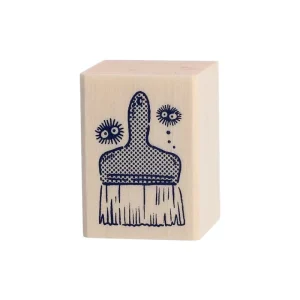 Maison Ghibli Kurosuke & Paintbrush Wood stamp - My Neighbor Totoro | Small Equipment