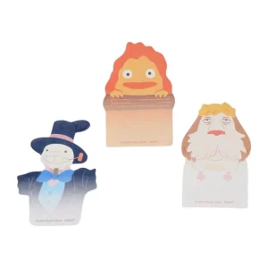 Maison Ghibli Memo Set Calcifer, Heen & Navet - Howl's Moving Castle | Small Equipment