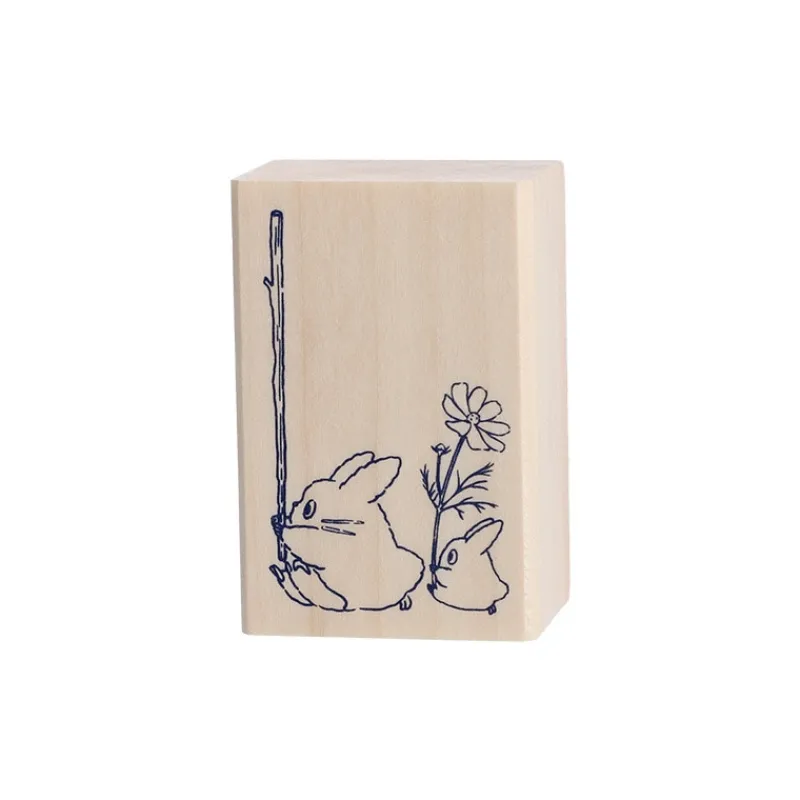 middle__small_totoro_wood_stamp__my_neighbor_totoro_1.webp Maison Ghibli Middle & Small Totoro Wood stamp - My Neighbor Totoro | Small Equipment