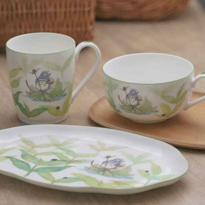 Maison Ghibli Mug Totoro on a leaf - My Neighbor Totoro | Kitchenware