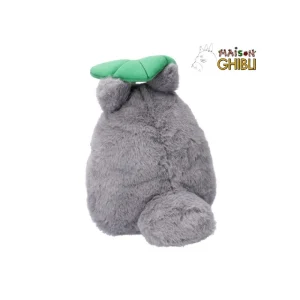 Maison Ghibli Nakayoshi Plush Big Totoro with leaf - My Neighbor Totoro | Nakayoshi Plush