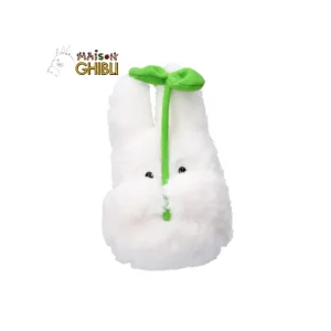 Maison Ghibli Nakayoshi Plush Small Totoro with leaf - My Neighbor Totoro | Nakayoshi Plush
