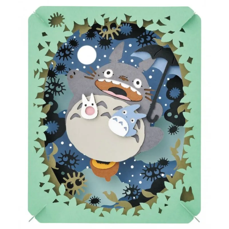 Maison Ghibli Paper Theatre Totoro Under the moon - My Neihgbor Totoro | Arts And Crafts
