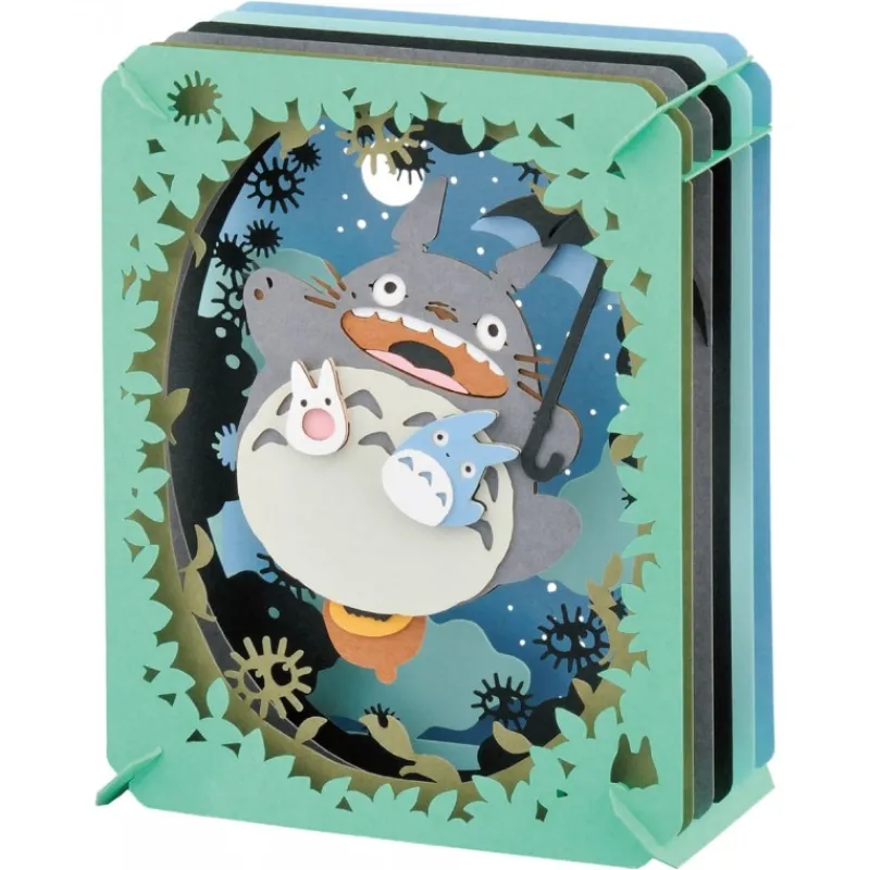Maison Ghibli Paper Theatre Totoro Under the moon - My Neihgbor Totoro | Arts And Crafts