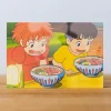 Maison Ghibli Postcard Ponyo & Sosuke ramen - Ponyo on the Cliff | Postcards And Letter Papers