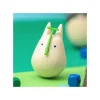 Maison Ghibli Round Bottomed Figurine Small Totoro with leaf - My Neighbor Totoro | Toys