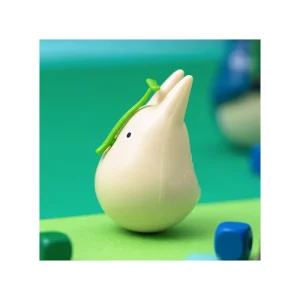 Maison Ghibli Round Bottomed Figurine Small Totoro with leaf - My Neighbor Totoro | Toys