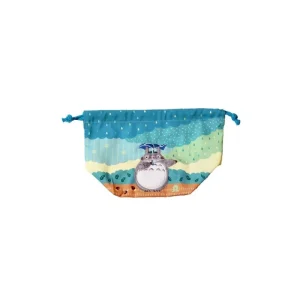 Maison Ghibli Satchel with ring Totoro under the rain 17 x 26 cm - My Neighbor Toto | Bags