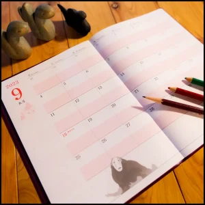 Maison Ghibli 2023 Schedule Book Freefall - Spirited Away | Schedule Diaries And Calendars