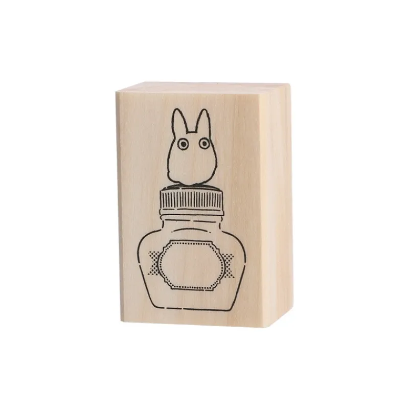 small_totoro__ink_bottle_wood_stamp__my_neighbor_totoro_1.webp Maison Ghibli Small Totoro & Ink bottle Wood stamp - My Neighbor Totoro | Small Equipment