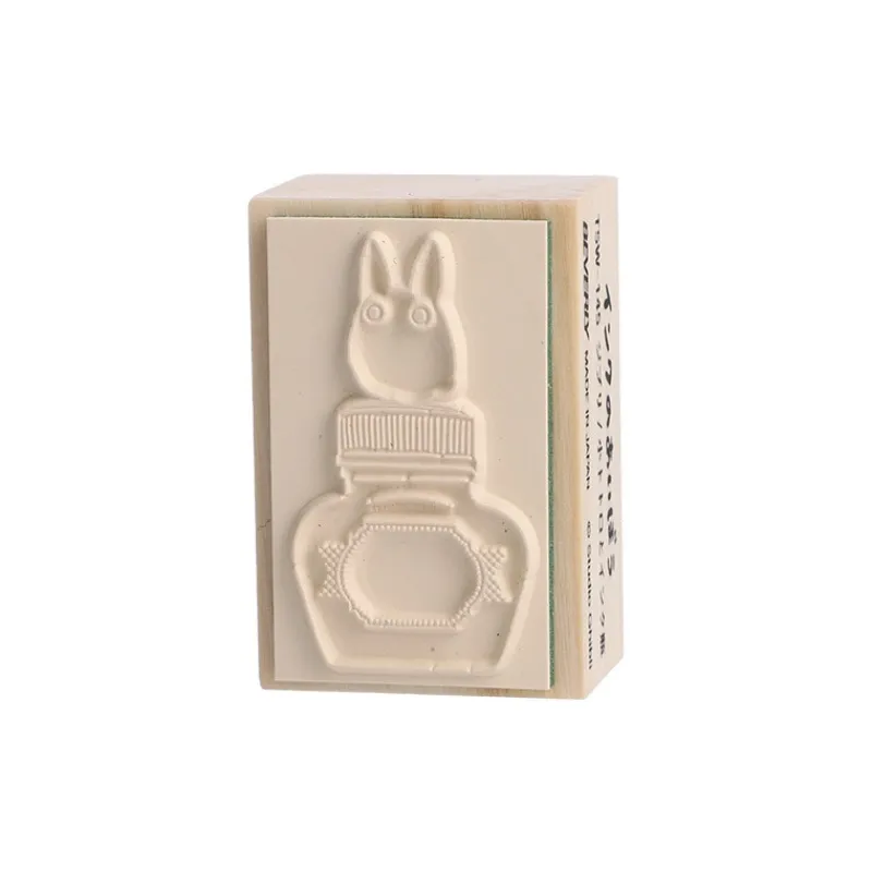 small_totoro__ink_bottle_wood_stamp__my_neighbor_totoro_2.webp Maison Ghibli Small Totoro & Ink bottle Wood stamp - My Neighbor Totoro | Small Equipment