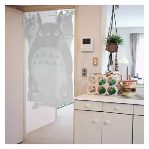 Maison Ghibli Transparent Japanese Curtain Totoro - My Neighbor Totoro | Wall Decoration