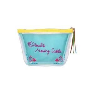 Maison Ghibli Transparent Pouch embroidered - Howl's Moving Castle | Accessories