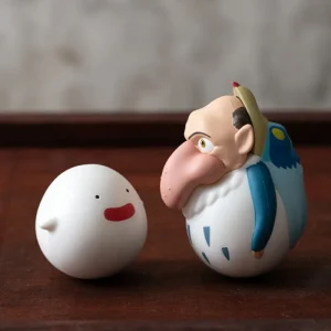Maison Ghibli Two pack Roly-poly figurines Heron & Warawara - The Boy and the Heron | Toys