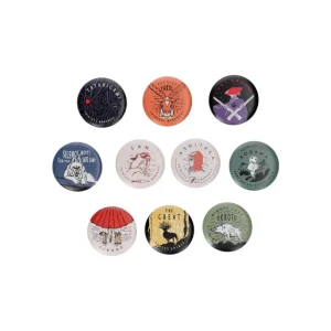 Maison Ghibli Vintage Badge Collection 10 PCS - Princess Mononoke | Badges