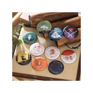 Maison Ghibli Vintage Badge Collection 10 PCS - Princess Mononoke | Badges