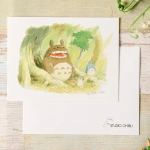 Maison Ghibli Watercolour Greeting cards 24 x 15,8 cm Spring - My Neighbor Totoro | Postcards And Letter Papers