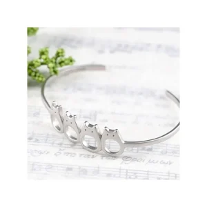 Maison Ghibli White Totoro Metal Garland Bracelet - My Neighbor Totoro | Jewellery