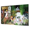Maison Ghibli Wood Panel 03 - Tea time - Sherlock Holmes | Wall Decoration