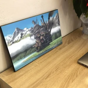 Maison Ghibli WOOD PANEL GHIBLI 05 - HOWL'S MOVING CASTLE | Wall Decoration