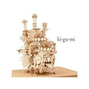 Maison Ghibli Wooden Craft Kit Kigumi Howl’s Castle - Howl's Moving Castle | Arts And Crafts