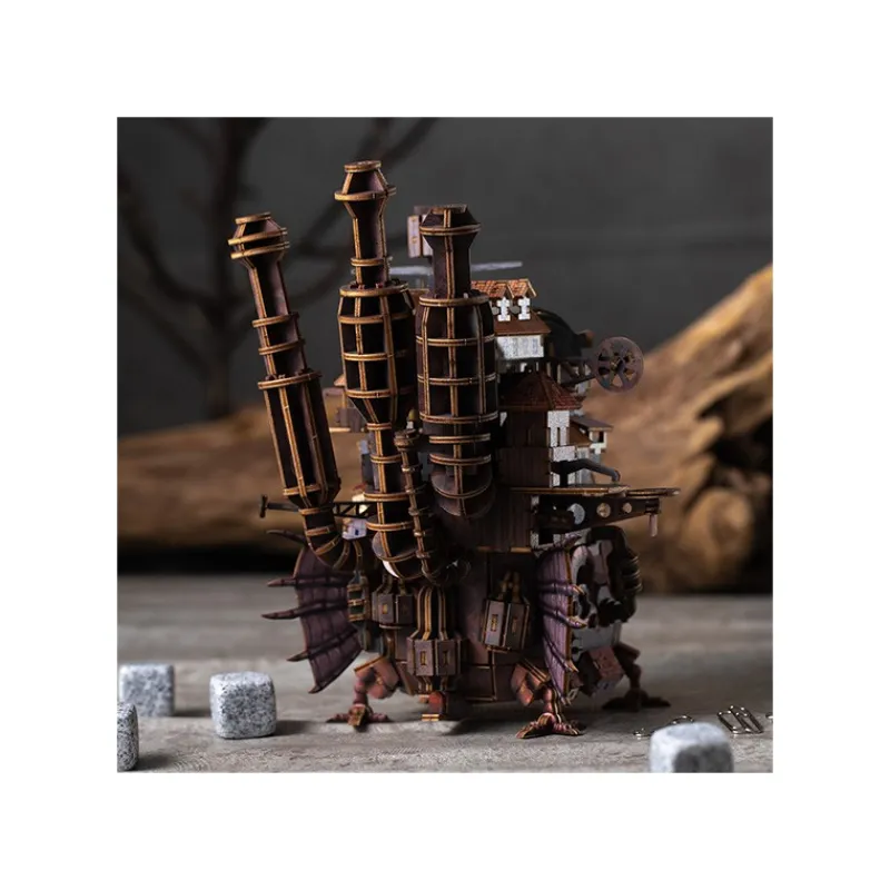 wooden_model_kigumi_haurus_castle__howls_moving_castle_3.webp Maison Ghibli Wooden model Kigumi Hauru’s castle - Howl’s Moving Castle | Arts And Crafts