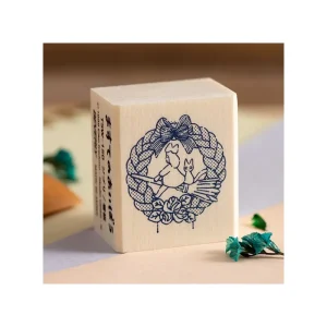Maison Ghibli Wreath of bread Wood stamp - Kiki'S Delivery Service | Small Equipment