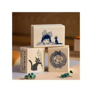 Maison Ghibli Wreath of bread Wood stamp - Kiki'S Delivery Service | Small Equipment