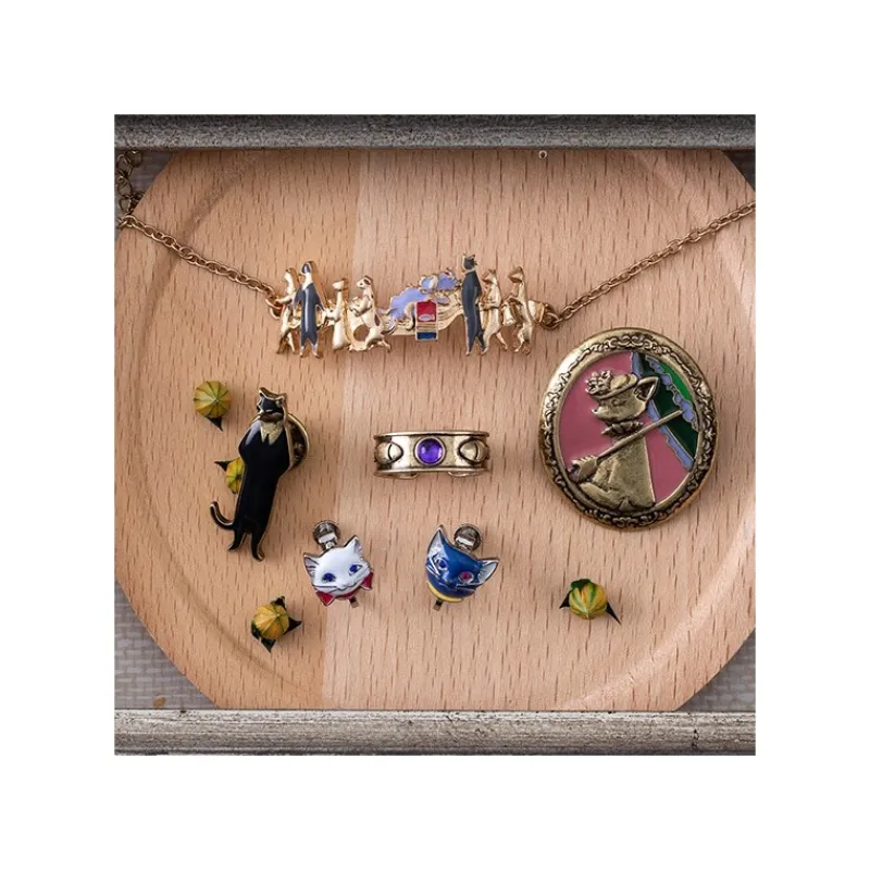 Maison Ghibli Yuki & Moon Pierced Earrings - The Cat Returns | Jewellery